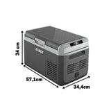 Geladeira Portátil Day2Day 20 Litros Dark 12V/24V 110V/220V