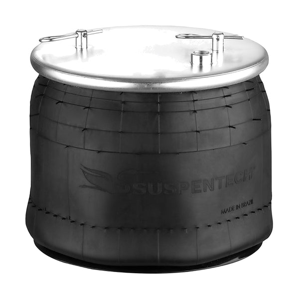 Mola Pneumática Suspensão do Eixo Ônibus Scania K-440 IB 8x2 Dianteira (kit sem base) - foto do fabricante Suspentech