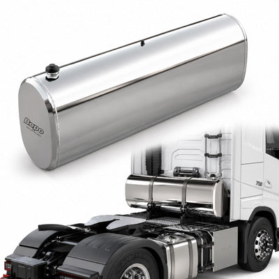 Tanque de Combustível Auxiliar de Inox 600 Litros Oval - Completo