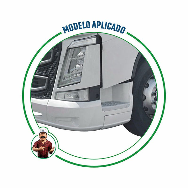 Acabamento Farol Auxiliar Volvo FH 2015 acima