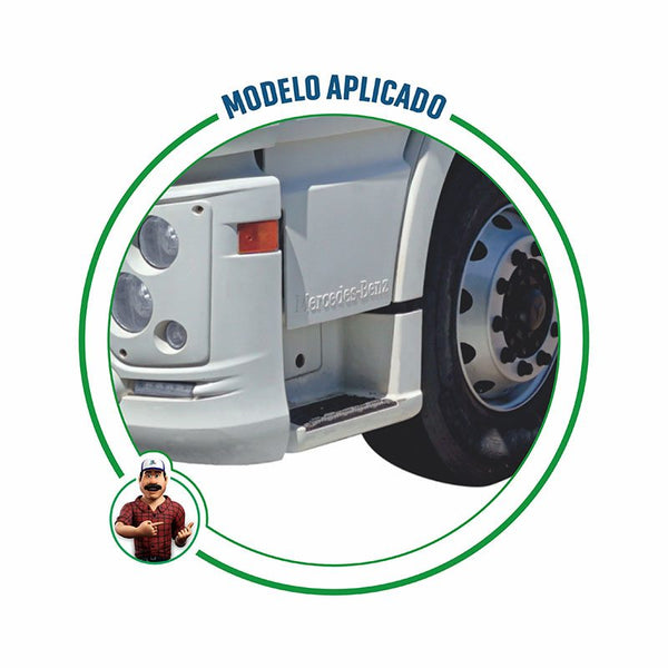 Pisante Superior Estribo Mercedes-Benz Actros - Plástico