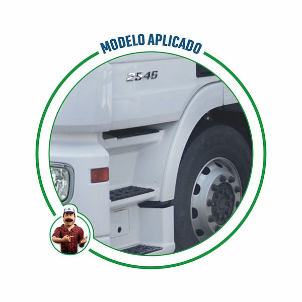 Estribo Inferior 2 Degraus Mercedes-Benz Actros - Fibra