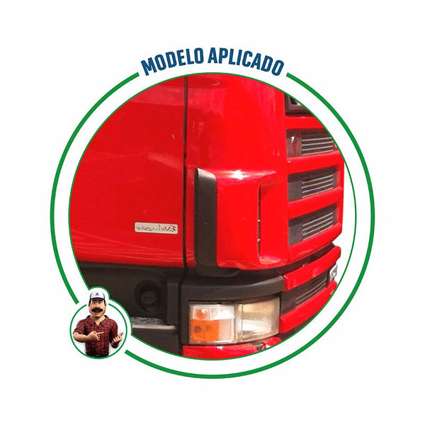 Acabamento Defletor de Ar Coluna - Scania Série 4