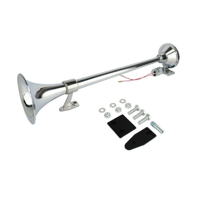 Buzina Marítima Cromada 64 cm Redonda (12/24 Volts) - 1 Unidade