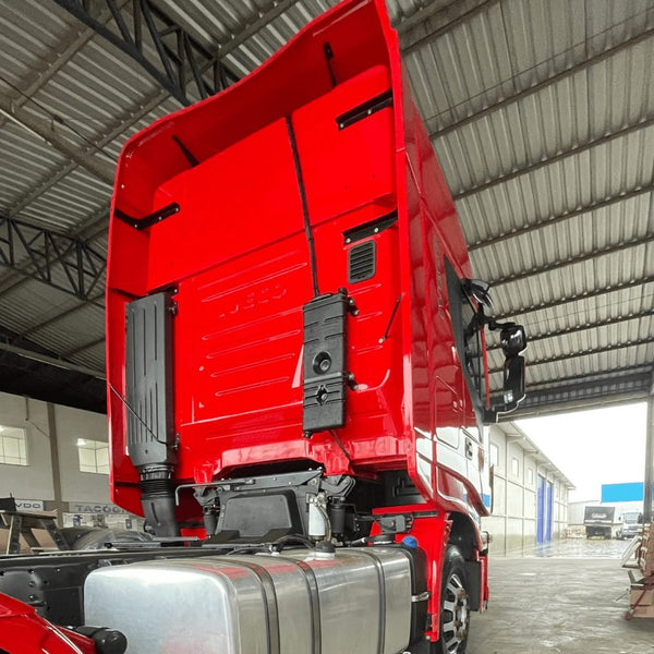 Defletor De Ar Iveco Hi-way Cabine Alta Completo - Rodoplast