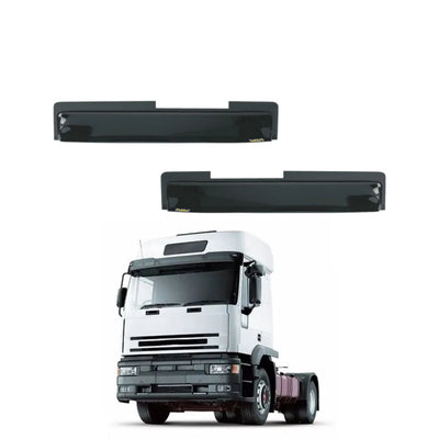 Calha de Chuva Caminhão Iveco Eurotech Eurocargo Stralis Hi-Way Hi-Road Tector - Com Recorte