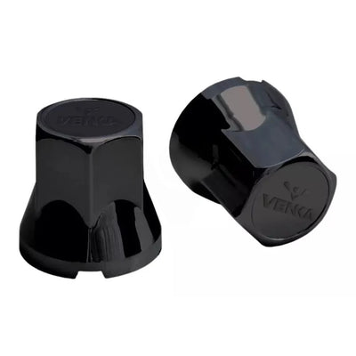 Capa de Porca de Roda Tradicional Modelo Black 32 mm 33 mm - 10 Unidades