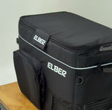 Capa de proteção Elber Day2Day instalada na geladeira - bolsos laterais e visor