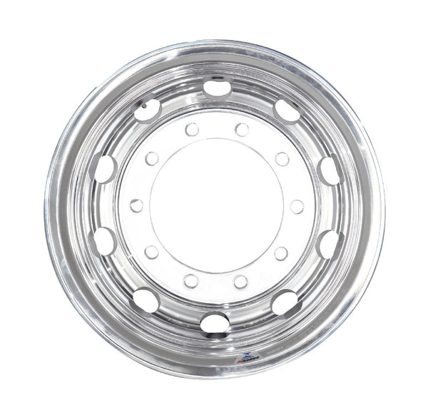Roda de caminhão em Alumínio XBRI 22,5X8,25 10X335 mm forjada e polida