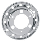 Calota Americana Dianteira com Friso Pneu sem Câmara Silver Agrale Ford Iveco Daily Mercedes-Benz Volkswagen - Par