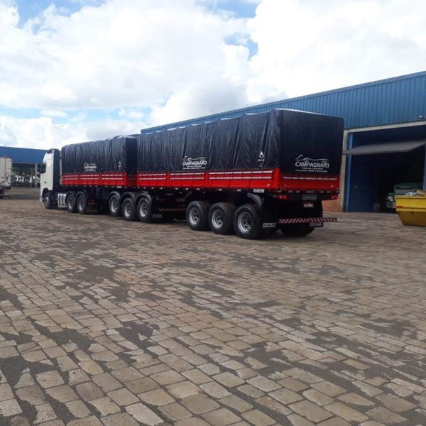 Lona de Vinil para caminhão para Bitrem 9,7 x 5,2 Metros (Impermeável)