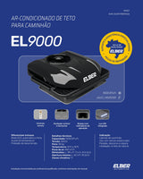 Ar-Condicionado de Teto Elber EL9000 Inverter 9000 BTUs 24V - ficha do lançamento Elber
