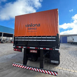 Lona de Vinil Vinilona 14,7 x 4,7 Laranja para carreta (Sob encomenda)