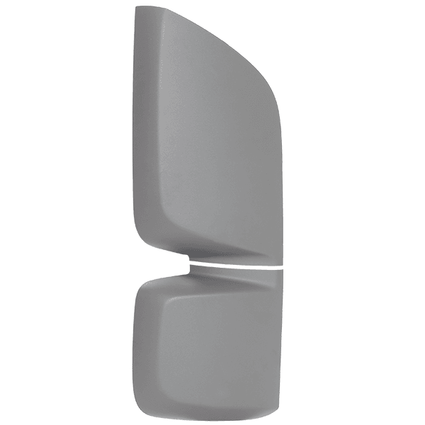 Capa Espelho Retrovisor Mercedes-Benz Actros 2016 até 2020 - Externa Cinza