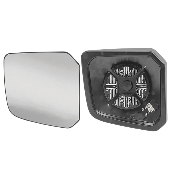 Base com Vidro Espelho Retrovisor Auxiliar Iveco S-Way 2023/2025 - sem Desembaçador