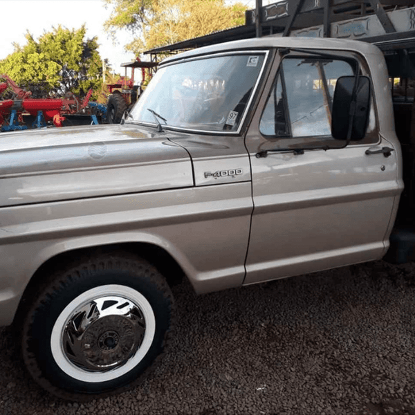 Conjunto Espelho Retrovisor com Tirante Ford F-4000 até 1998