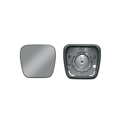 Vidro com Base do Espelho Retrovisor Auxiliar Iveco Stralis Trakker Hi-Road - Convexo