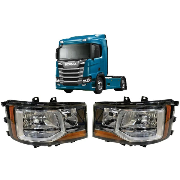 Farol LED Scania NTG 2019+ Direito Esquerdo Hanka