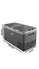 Geladeira Portátil Day2Day 75 Litros Dual Zone Dark 12V/24V 110V/220V