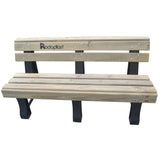 Banco de madeira com 3 Lugares Modelo Plus - Rodoplast