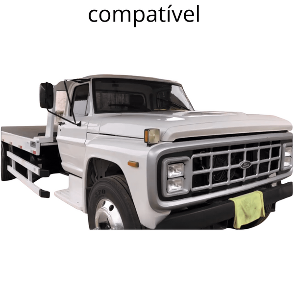 Jogo de Espelho Retrovisor Completo Plano - Compatível com Ford F-600 / F-6000 / F-7000 / F-8000 / F-8500 / F-11000 / F-13000 / F-14000 / F-19000 / F-2100