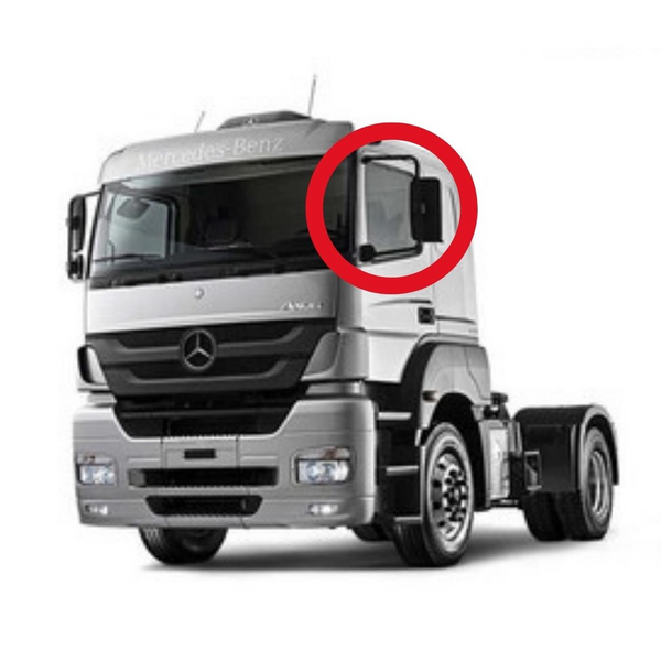 Braço Espelho Retrovisor Mercedes-Benz Axor Atego 2007 até 2013 - 2014 até 2021  (28mm)