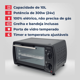 Forno Elétrico Climatizar 24Volts 10 Litros