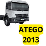 Lanterna do Pisca Mercedes-Benz Atego (2013) e Actros (2017/2020) - Sem Soquete