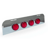 Acabamento Túnel Traseiro Cabine Volvo New FH - (4 Lanternas LED 125mm)