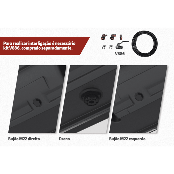 Tanque Adicional 600L Plástico Universal Bepo Caminhão