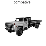 Jogo de Espelho Retrovisor Completo Plano - Compatível com Ford F-600 / F-6000 / F-7000 / F-8000 / F-8500 / F-11000 / F-13000 / F-14000 / F-19000 / F-2100