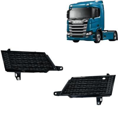 Tela Superior da Grade para Farol Scania NTG P/G (após 2019)