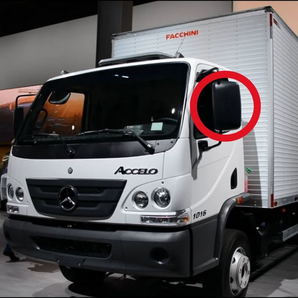 Vidro do Espelho Retrovisor Mercedes-Benz Accelo I - até 2019