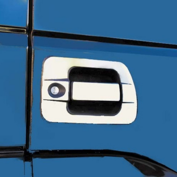 Acabamento de Maçaneta em Inox para Caminhão Iveco Stralis