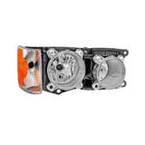 Par de Farol Mercedes-Benz Atron Bicudo com Lanterna 2012 a 2021
