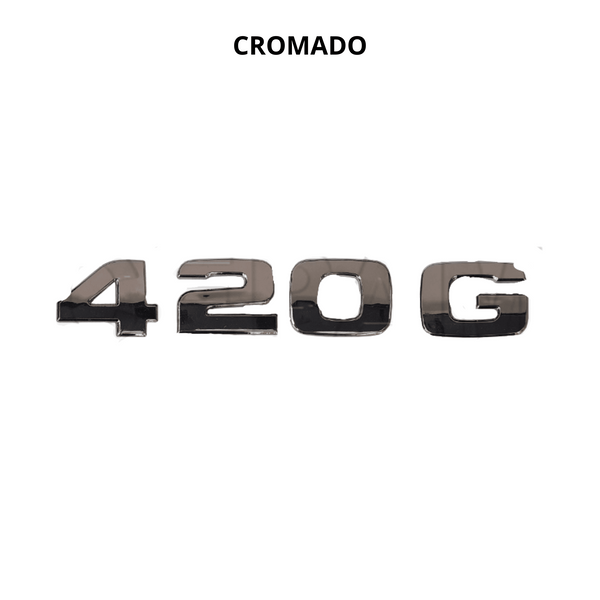 Letreiro Scania Super NTG (após 2019) - Padrão Cromado