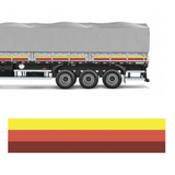 Faixa Adesivo para Carreta do Scania 112 - 4 Eixos