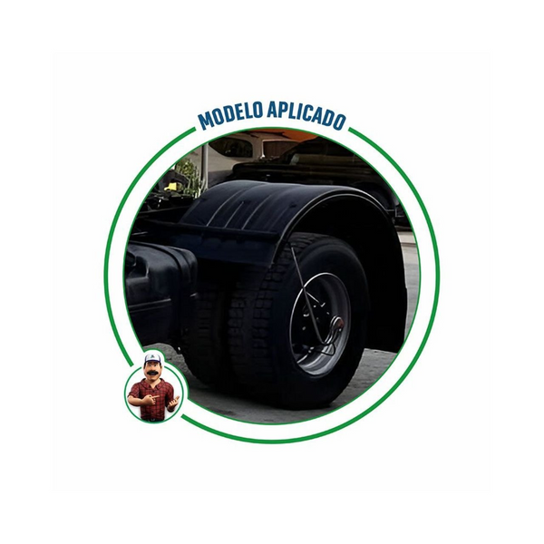 Paralama Tração Scania 112 113 Mercedes-Benz 1935 - Preto