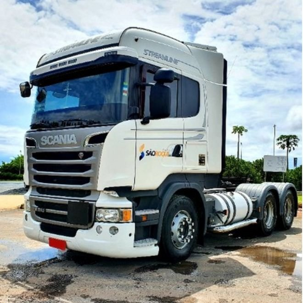 Escapamento Cromado Scania 2018 R450 R510 Euro 5 Lado Esquerdo