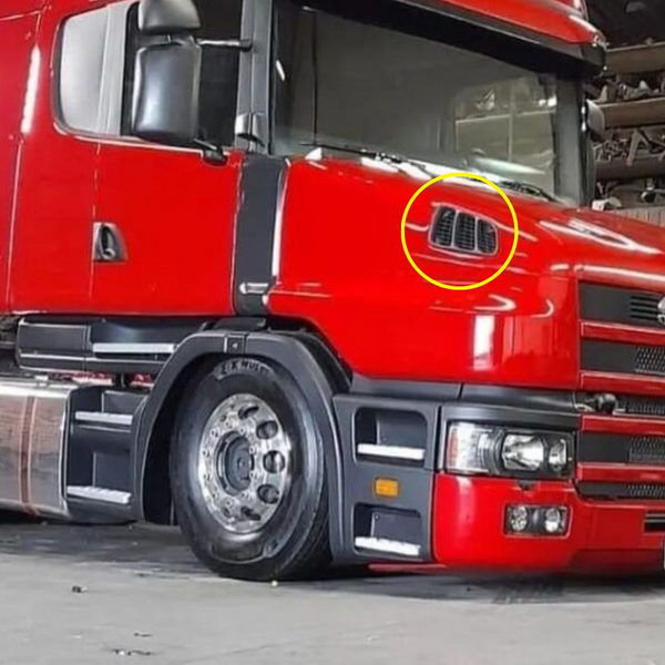 Tela entrada de ar capo Scania T 124