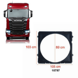 Defletor do radiador Scania NTG (após 2019) - Modelo Maior