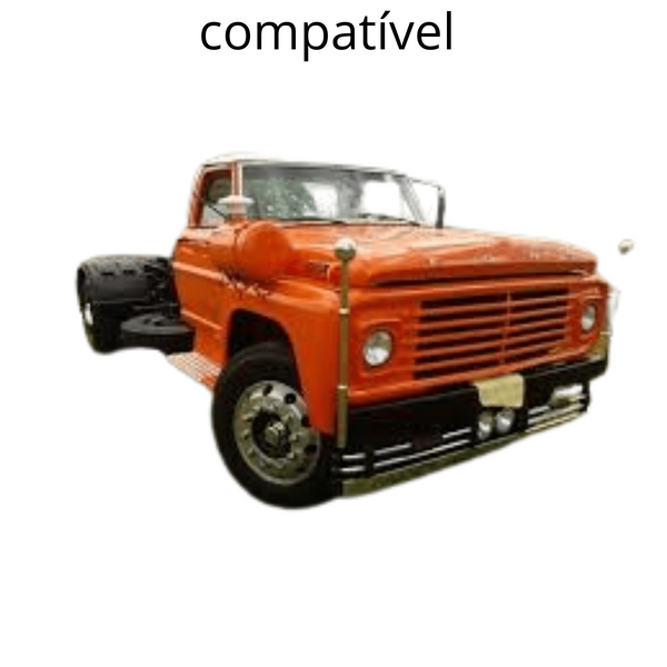 Jogo de Espelho Retrovisor Completo Plano - Compatível com Ford F-600 / F-6000 / F-7000 / F-8000 / F-8500 / F-11000 / F-13000 / F-14000 / F-19000 / F-2100