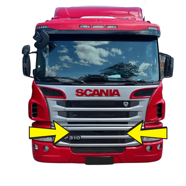 Tela Superior da Grade Frontal Inferior Scania P (2010 Até 2018)