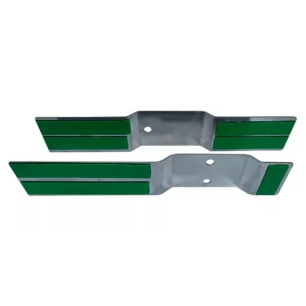 Suporte Cromado De Teto Para Buzina Marítima 74cm 1m - Par