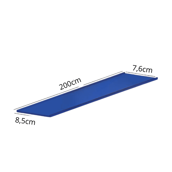 Cinta de Borracha para Tanque de Combustível Azul (76 mm x 2 metros)