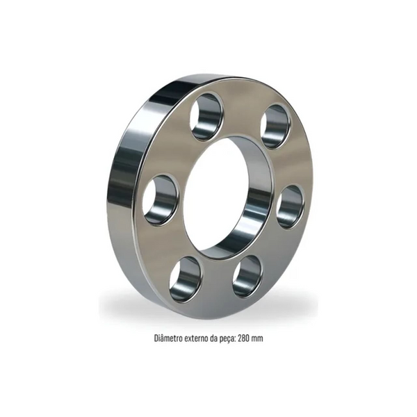 Calota de Roda Dianteira Mini Truck aro 16 / 17,5 Cubo Menor - 6 Furos