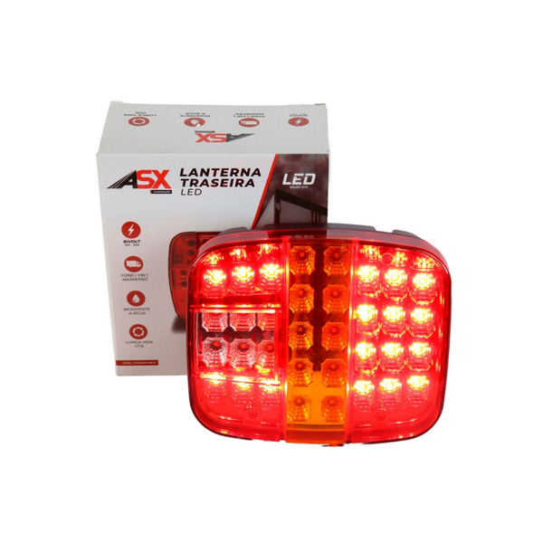 Lanterna Traseira de Led Marmitão Bivolt