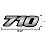 Par Emblema Mercedes-Benz 710