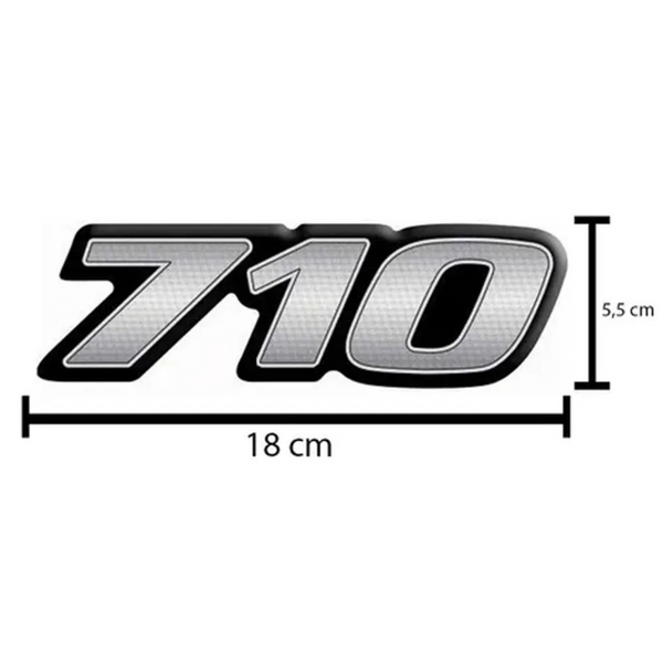Par Emblema Mercedes-Benz 710