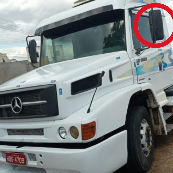 Vidro do Espelho Retrovisor Mercedes-Benz LS Atron - Inteiro